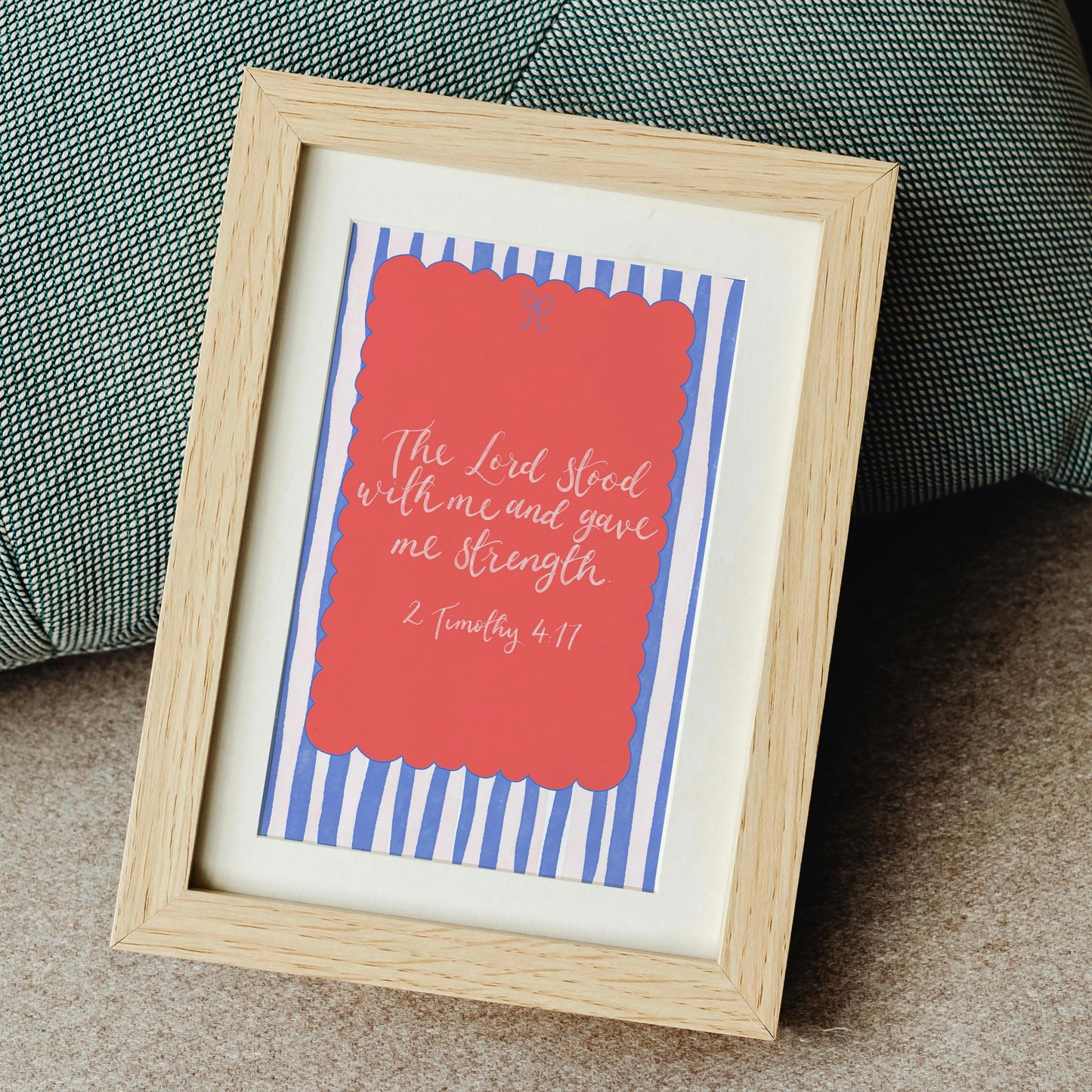 Christian Print - The Lord Stood With Me And Hope Designs Print