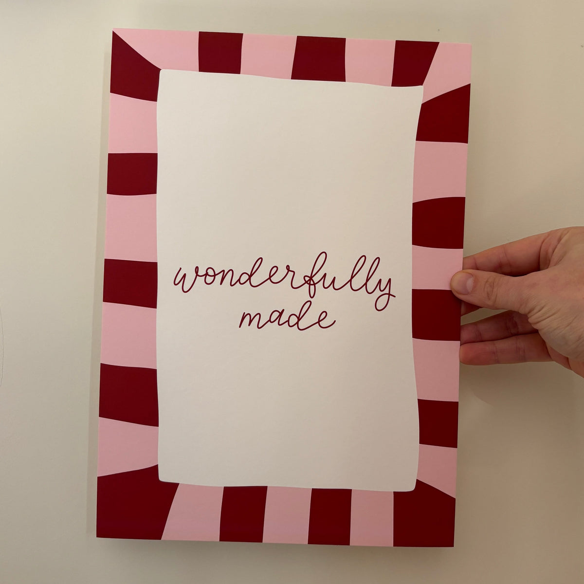 Christian Print - Wonderfully Made And Hope Designs Print