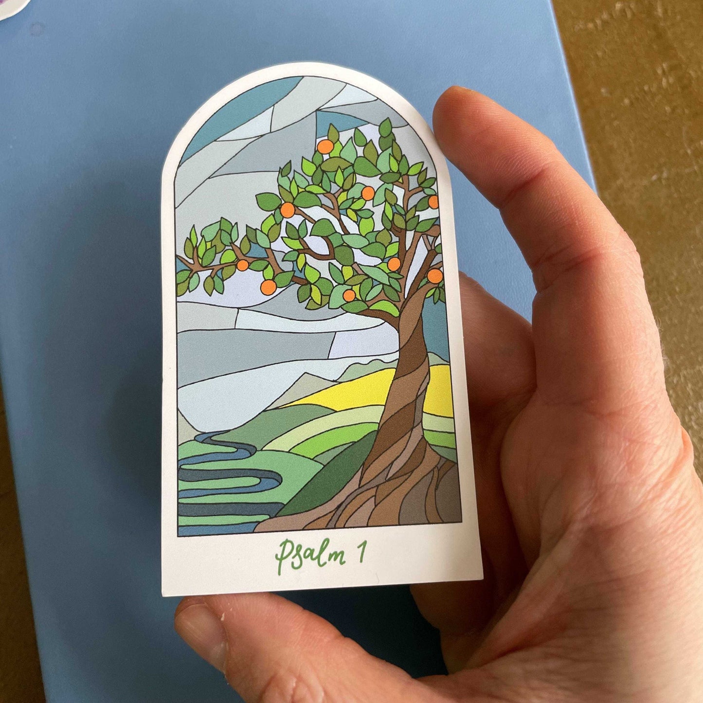 Christian sticker, Psalm 1 tree And Hope Designs stickers