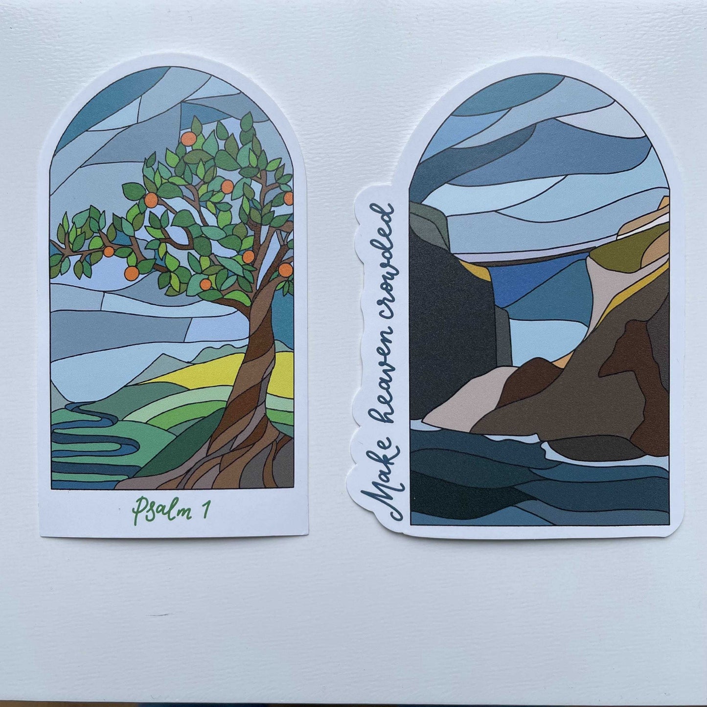 Christian sticker, Psalm 1 tree And Hope Designs stickers