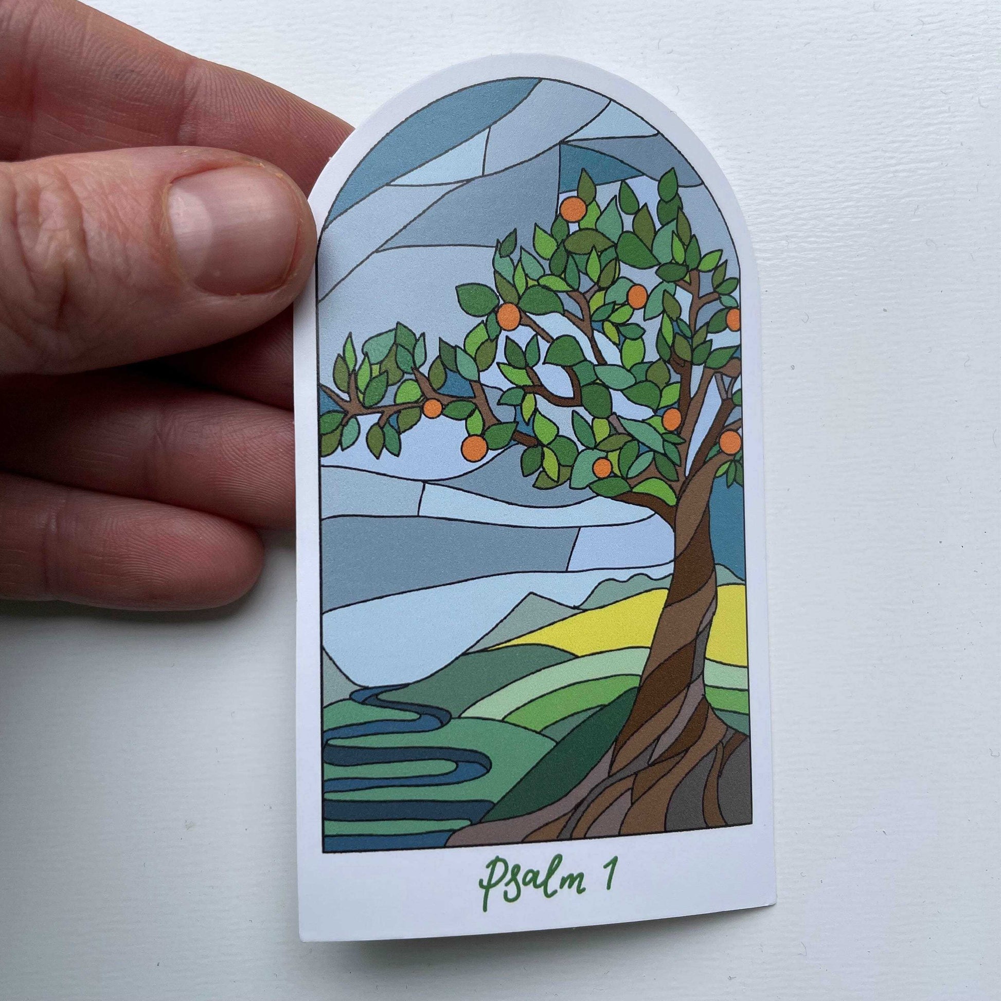 Christian sticker, Psalm 1 tree And Hope Designs stickers