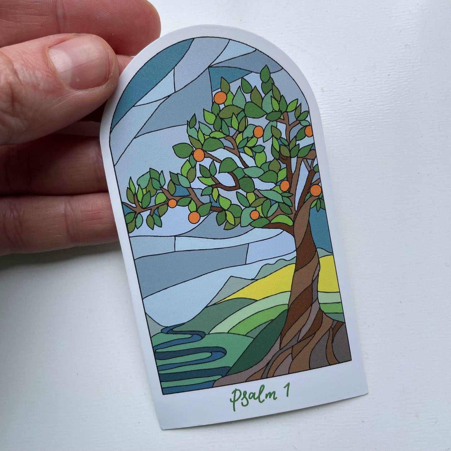 Christian sticker, Psalm 1 tree And Hope Designs stickers