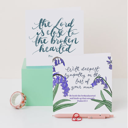 Christian Sympathy Card For Loss of Mum And Hope Designs Cards