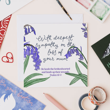 Christian Sympathy Card For Loss of Mum And Hope Designs Cards