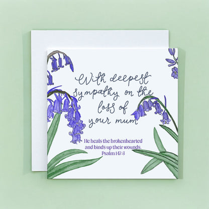 Christian Sympathy Card For Loss of Mum And Hope Designs Cards