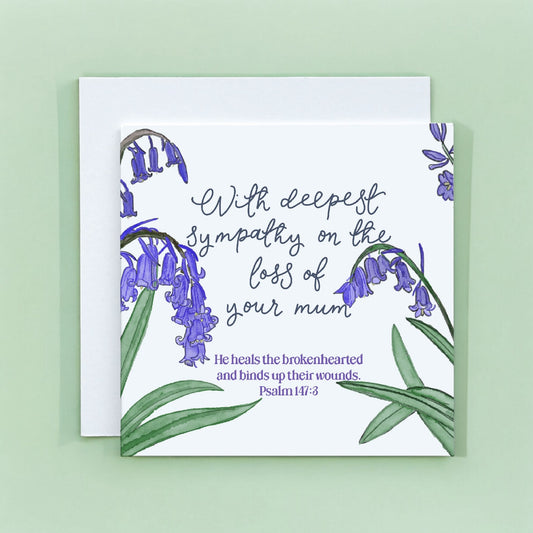 Christian Sympathy Card For Loss of Mum And Hope Designs Cards