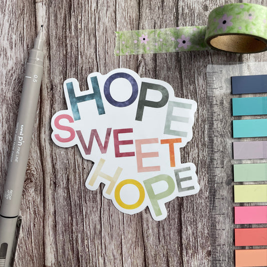 Christian Vinyl Sticker - Hope Sweet Hope And Hope Designs stickers