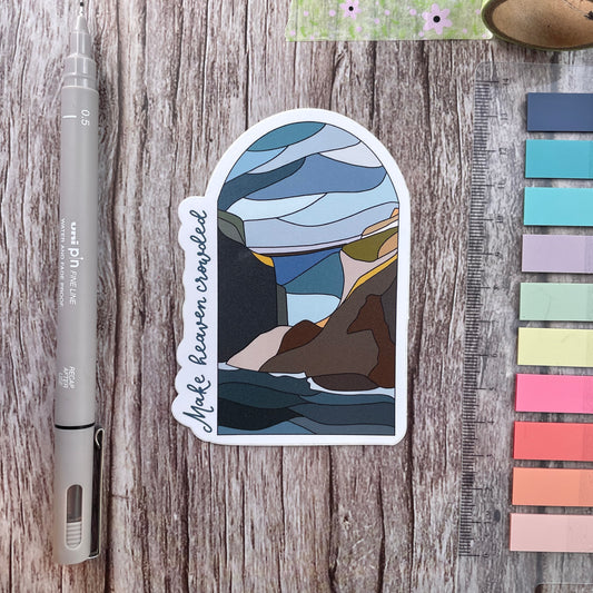 Christian Vinyl Sticker - Make Heaven Crowded And Hope Designs stickers