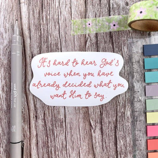 Christian Vinyl Sticker - Prayer Quote And Hope Designs stickers