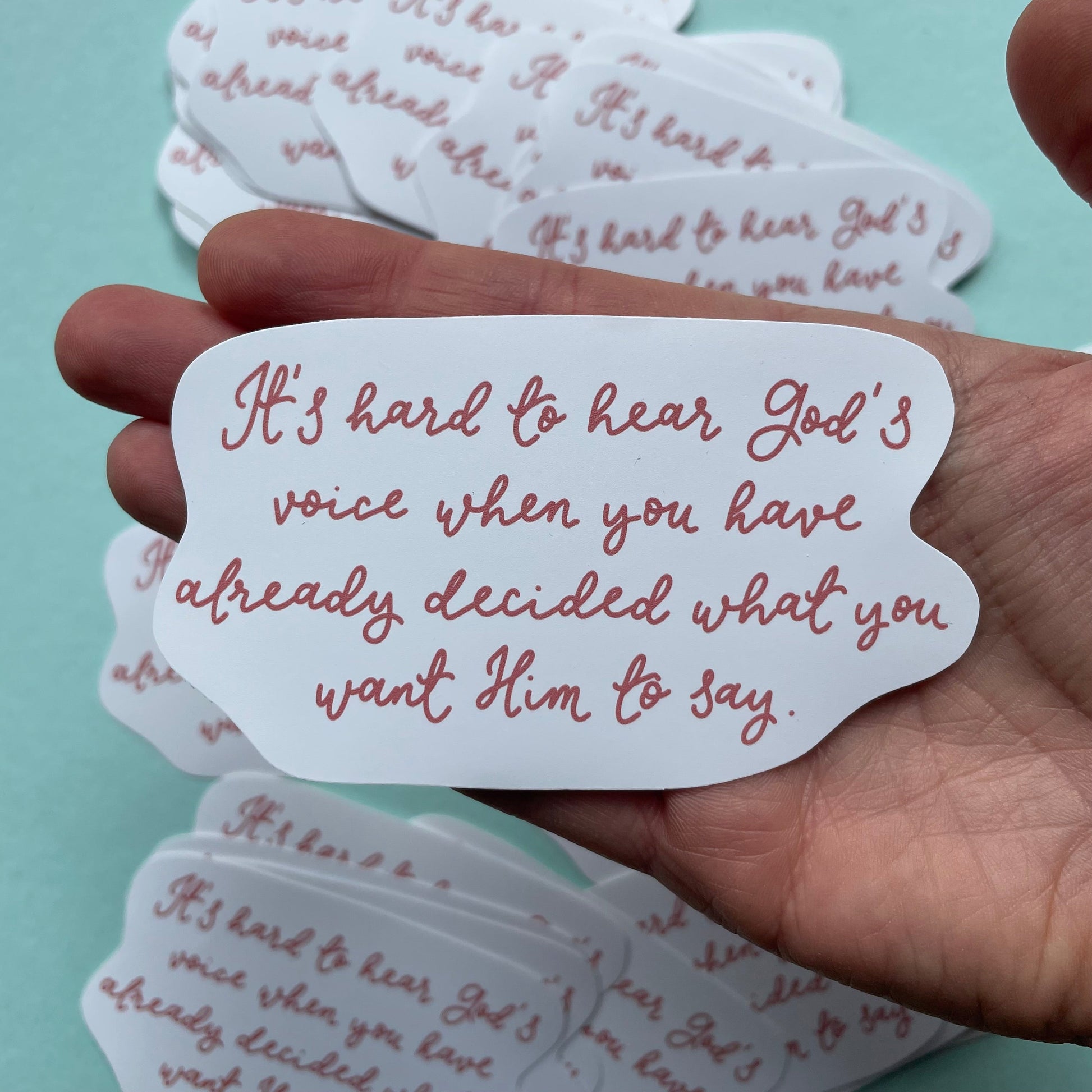 Christian vinyl sticker - prayer quote And Hope Designs stickers