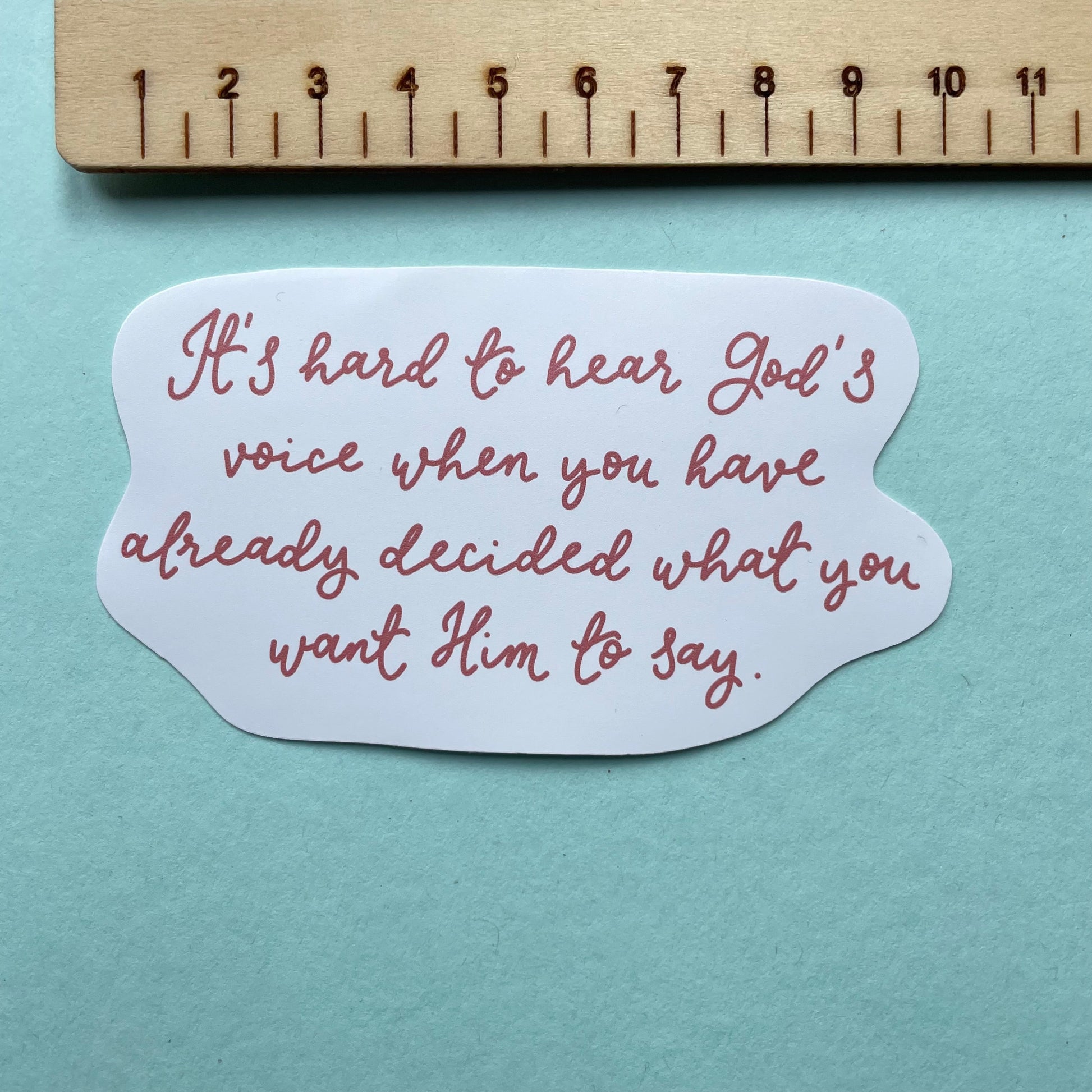 Christian vinyl sticker - prayer quote And Hope Designs stickers