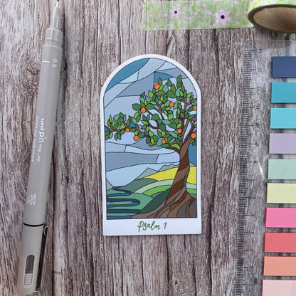 Christian Vinyl Sticker, Psalm 1 Tree And Hope Designs stickers