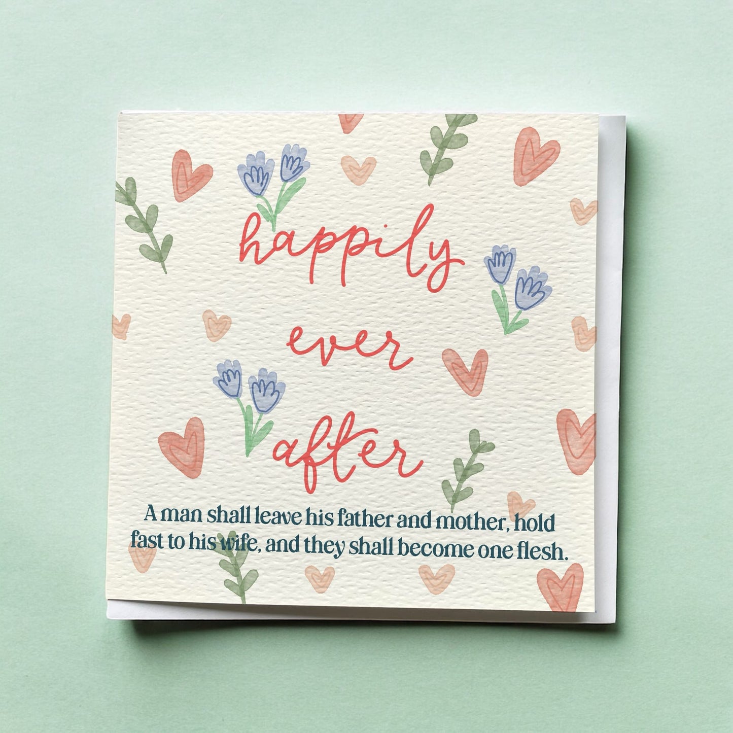 Christian Wedding Card - Happily Ever After And Hope Designs Cards