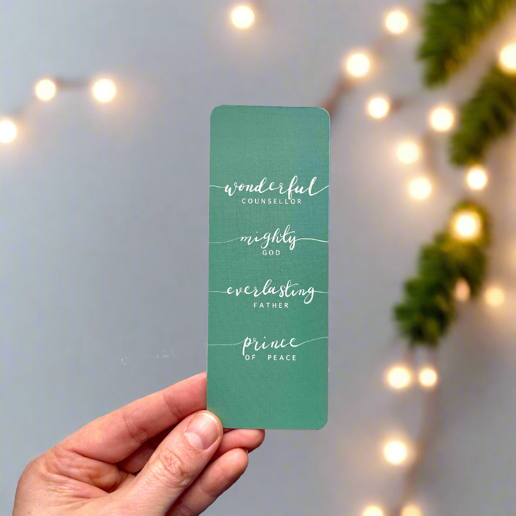 Christmas Bookmark - Isaiah 9:6 And Hope Designs Bookmark