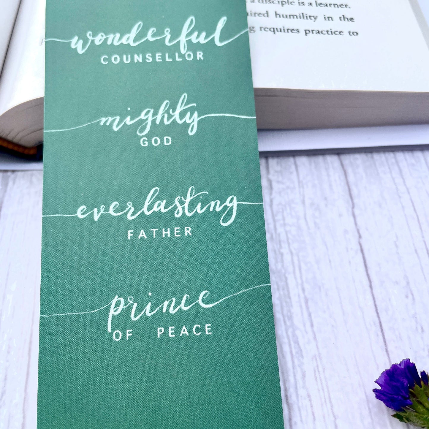 Christmas Bookmark - Isaiah 9:6 And Hope Designs Bookmark