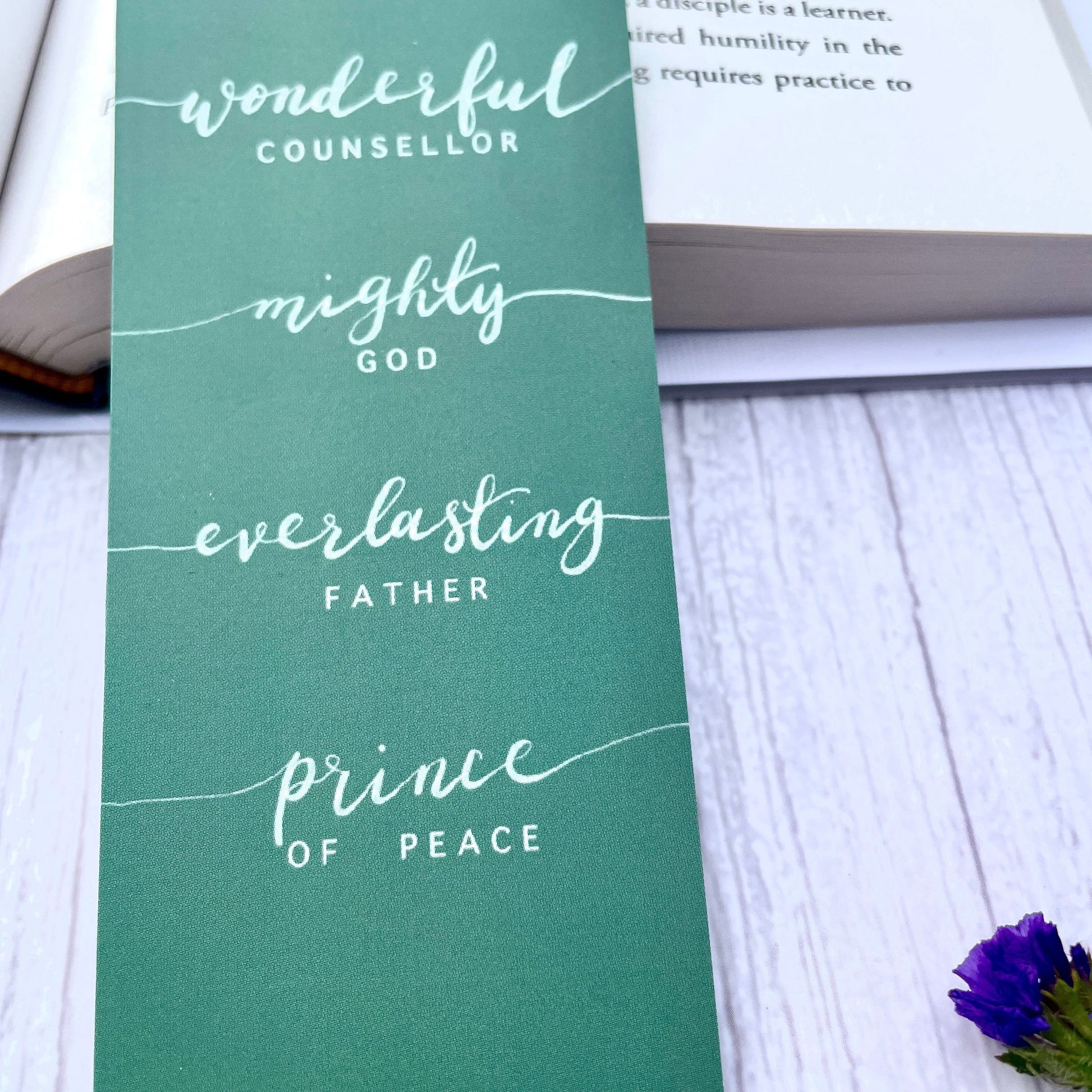 Christmas Bookmark - Isaiah 9:6 And Hope Designs Bookmark