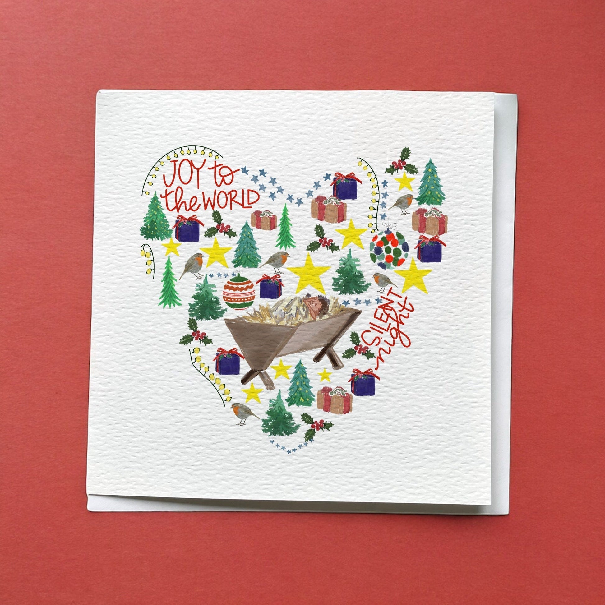 Christmas card - Christian Christmas heart And Hope Designs Cards