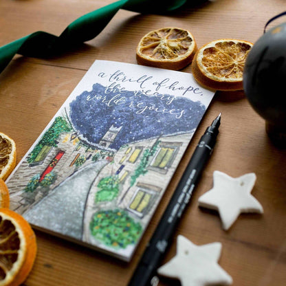 Christmas card - Edinburgh - O Holy Night And Hope Designs Cards