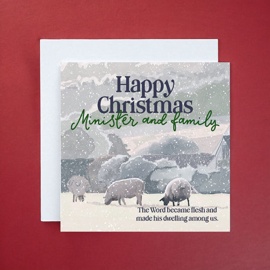 Christmas Card For Minister And Family And Hope Designs Cards