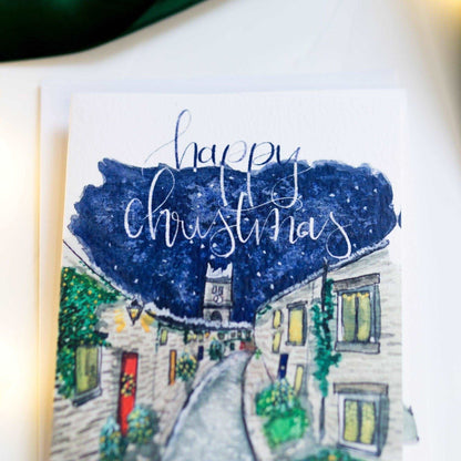 Christmas cards - Edinburgh - Happy Christmas Pack of 4 And Hope Designs Cards