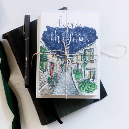 Christmas cards - Edinburgh - Happy Christmas Pack of 4 And Hope Designs Cards