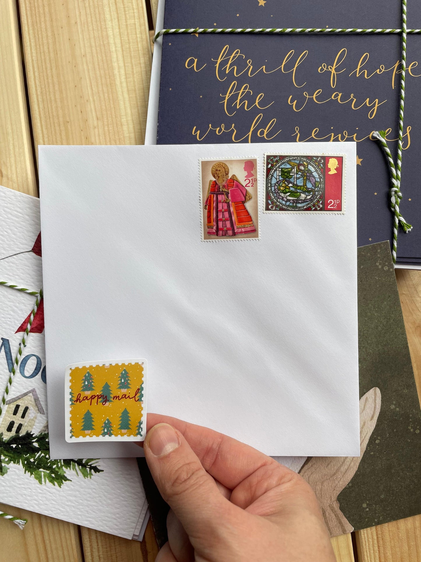 Christmas stickers - Happy Mail And Hope Designs stickers