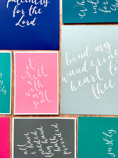 Come Thou Fount Christian Print And Hope Designs Print