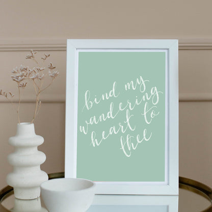 Come Thou Fount Christian Print And Hope Designs Print