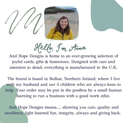 Congratulations on becoming grandparents card And Hope Designs Cards