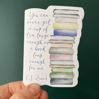 CS Lewis Quote - bookish sticker - vinyl And Hope Designs stickers