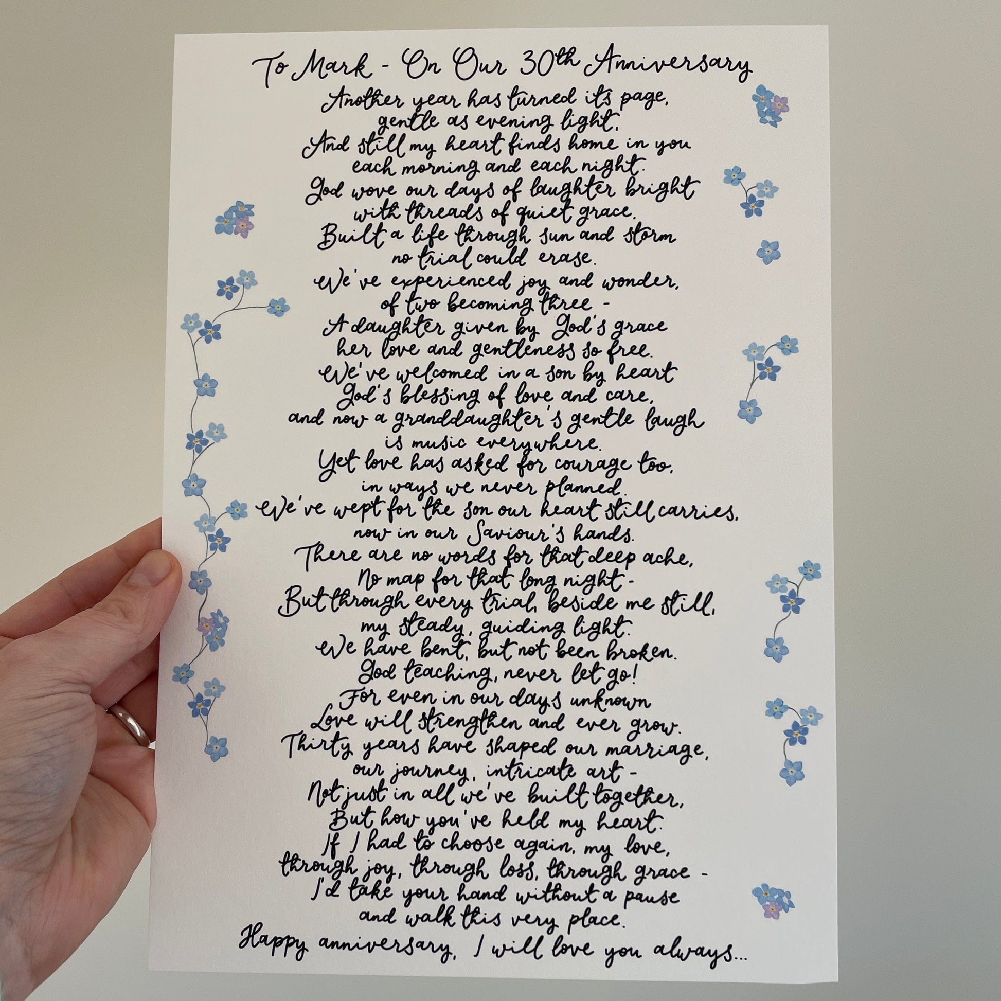 Custom Hand Lettered Print And Hope Designs Originals