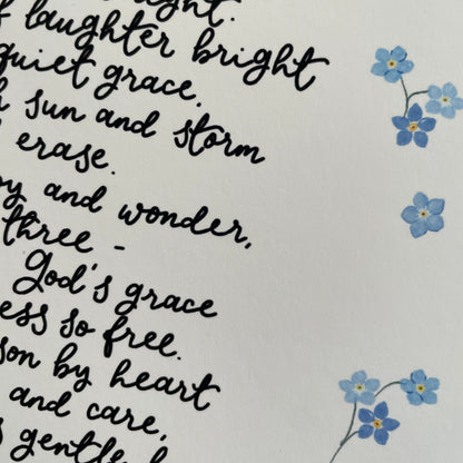 Custom Hand Lettered Print And Hope Designs Originals