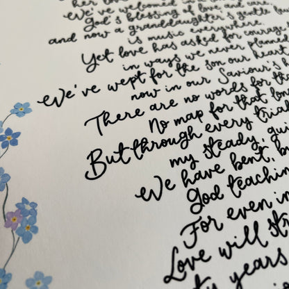 Custom Hand Lettered Print And Hope Designs Originals