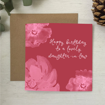 Daughter-in-law Birthday Card And Hope Designs Cards