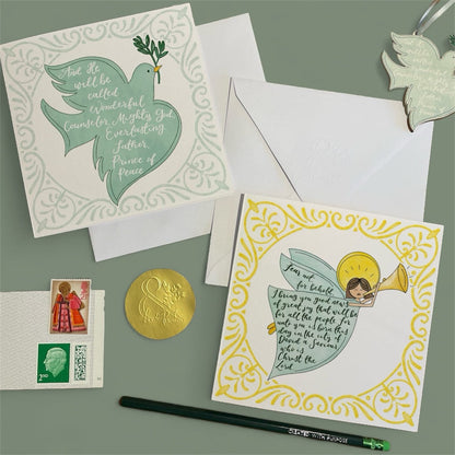 Dove & Angel Christian Christmas Card Pack And Hope Designs Cards