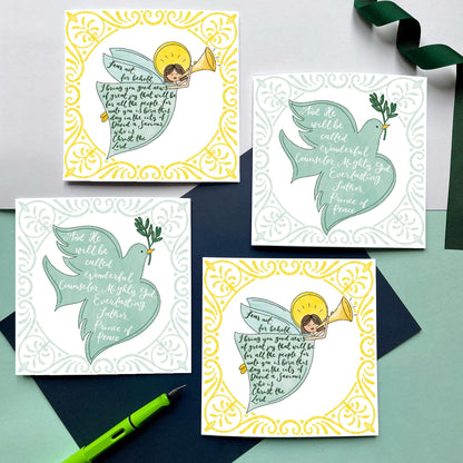Dove & Angel Christian Christmas Card Pack And Hope Designs Cards