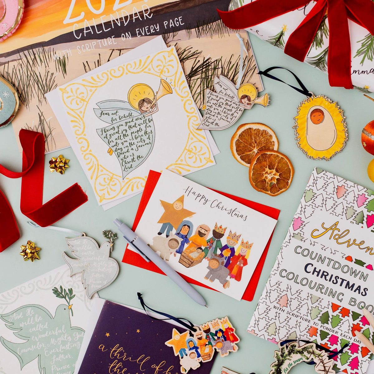Dove & Angel Christian Christmas Card Pack And Hope Designs Cards