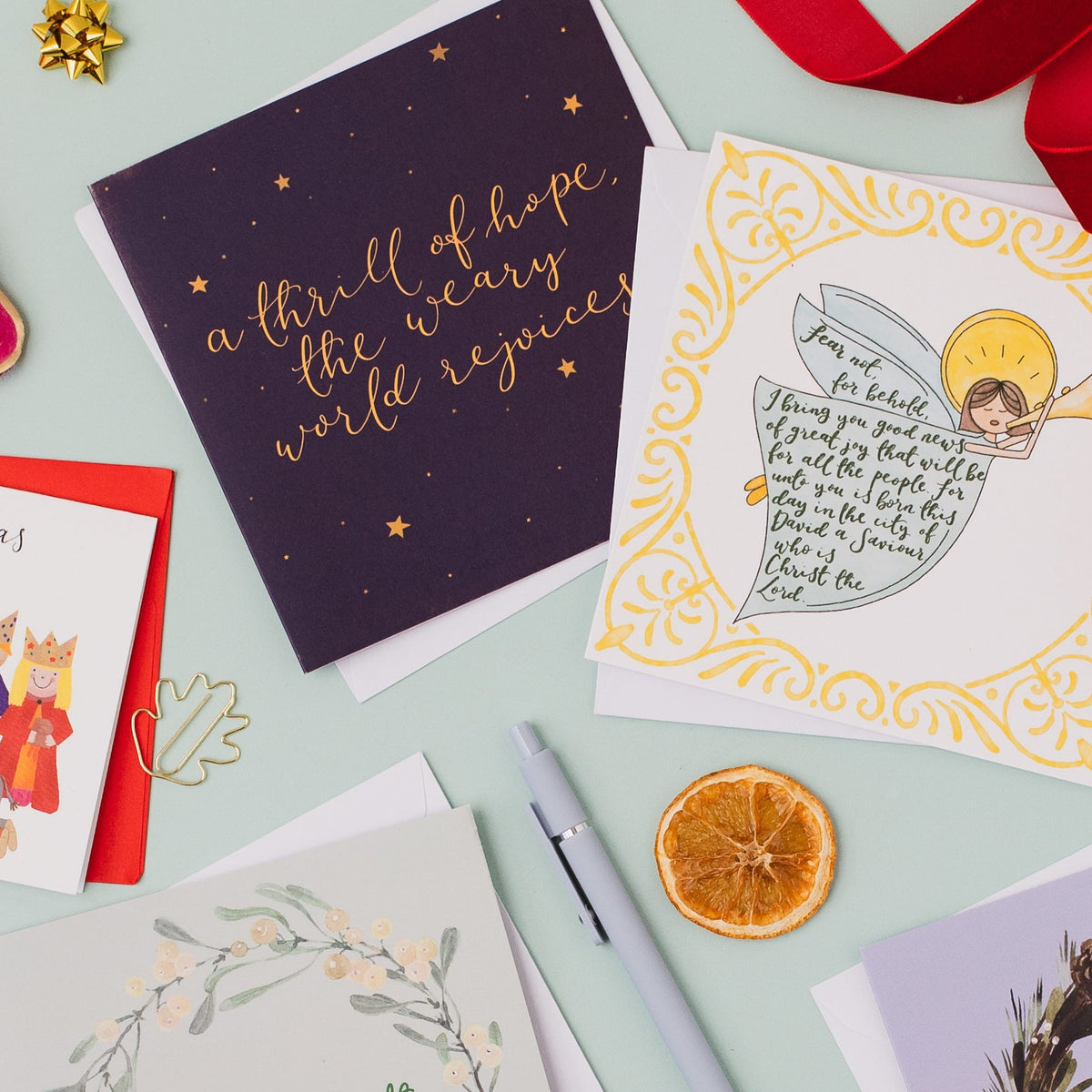 Dove & Angel Christian Christmas Card Pack And Hope Designs Cards