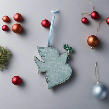 Dove Christian Christmas Decoration And Hope Designs Baubles