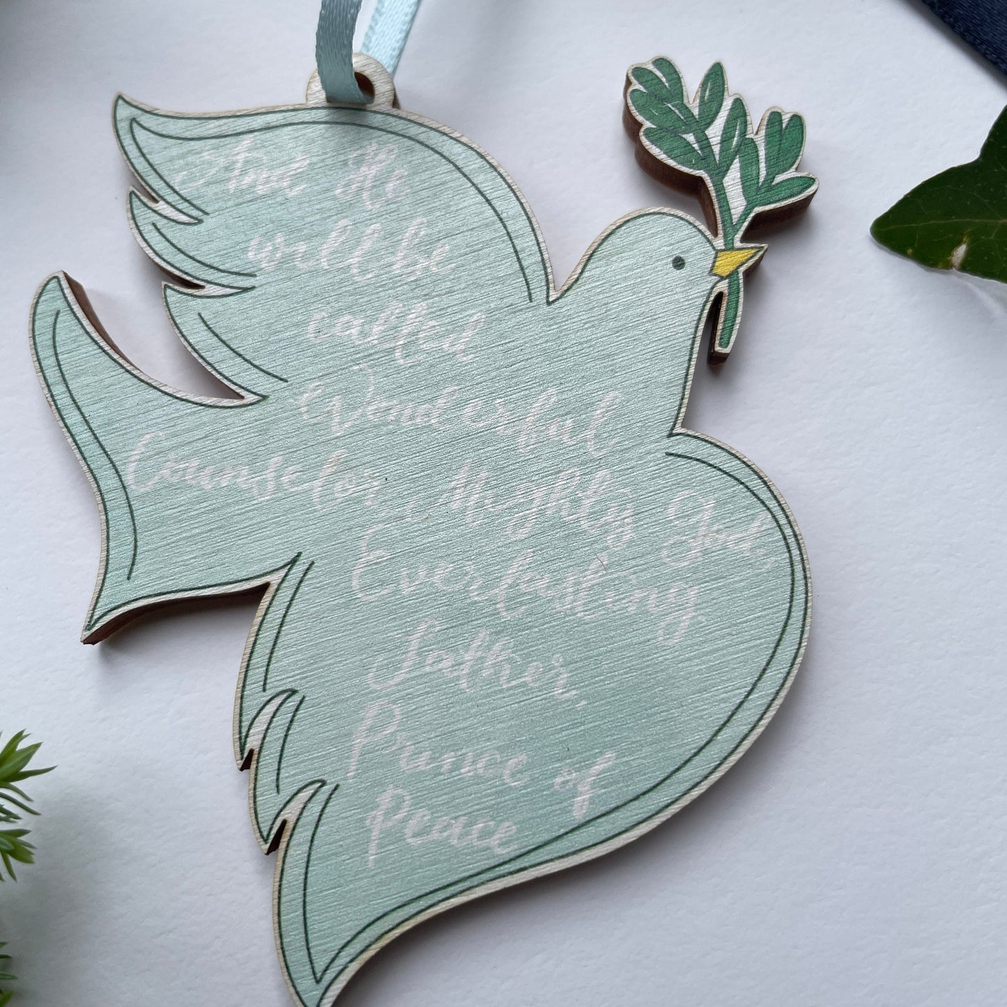 Dove Christian Christmas Decoration And Hope Designs Baubles