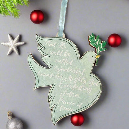 Dove Christian Christmas Decoration And Hope Designs Baubles