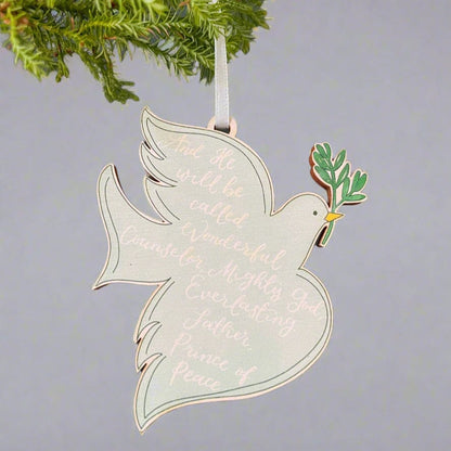 Dove Christian Christmas Decoration And Hope Designs Baubles