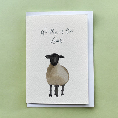 Easter Worthy is the Lamb card And Hope Designs Greeting & Note Cards