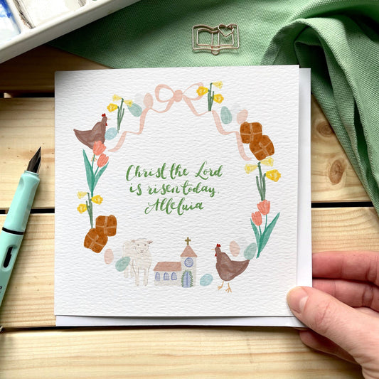 Easter Wreath Christian Card And Hope Designs Cards