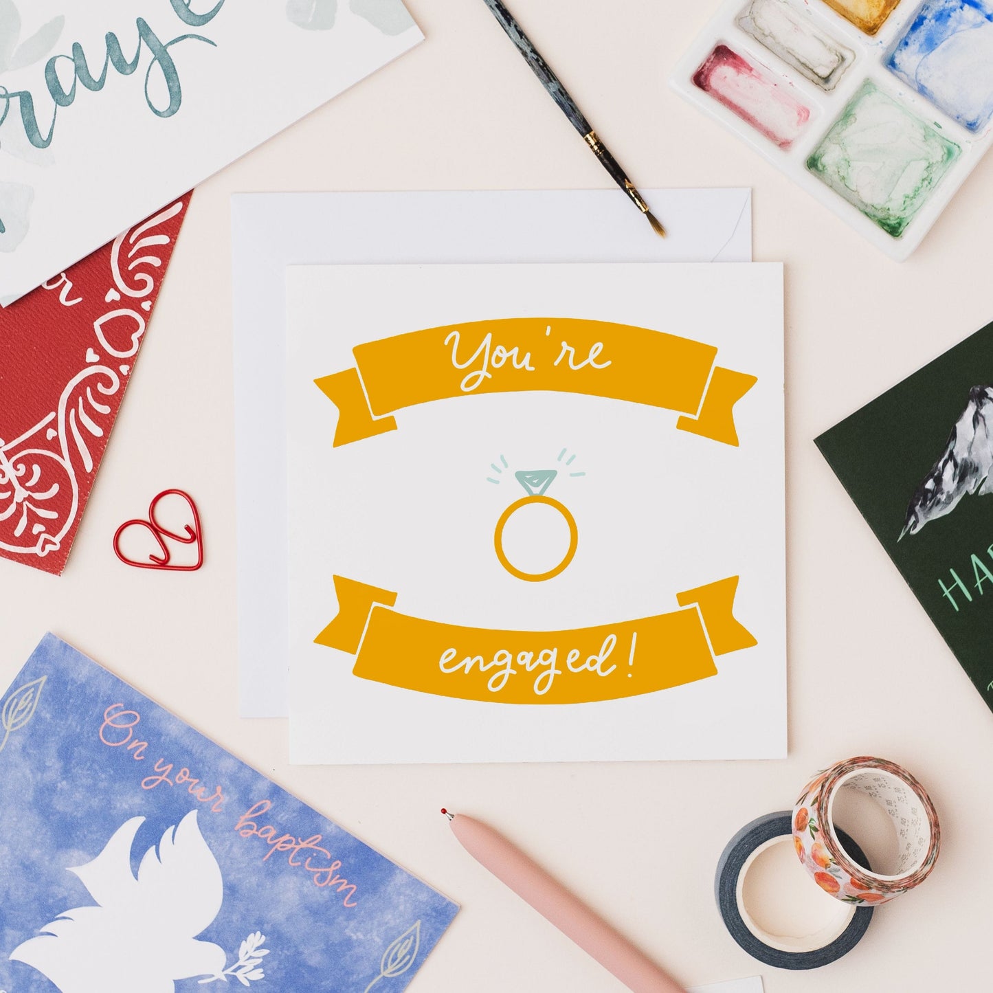 Engagement Card - You’re Engaged! And Hope Designs Cards