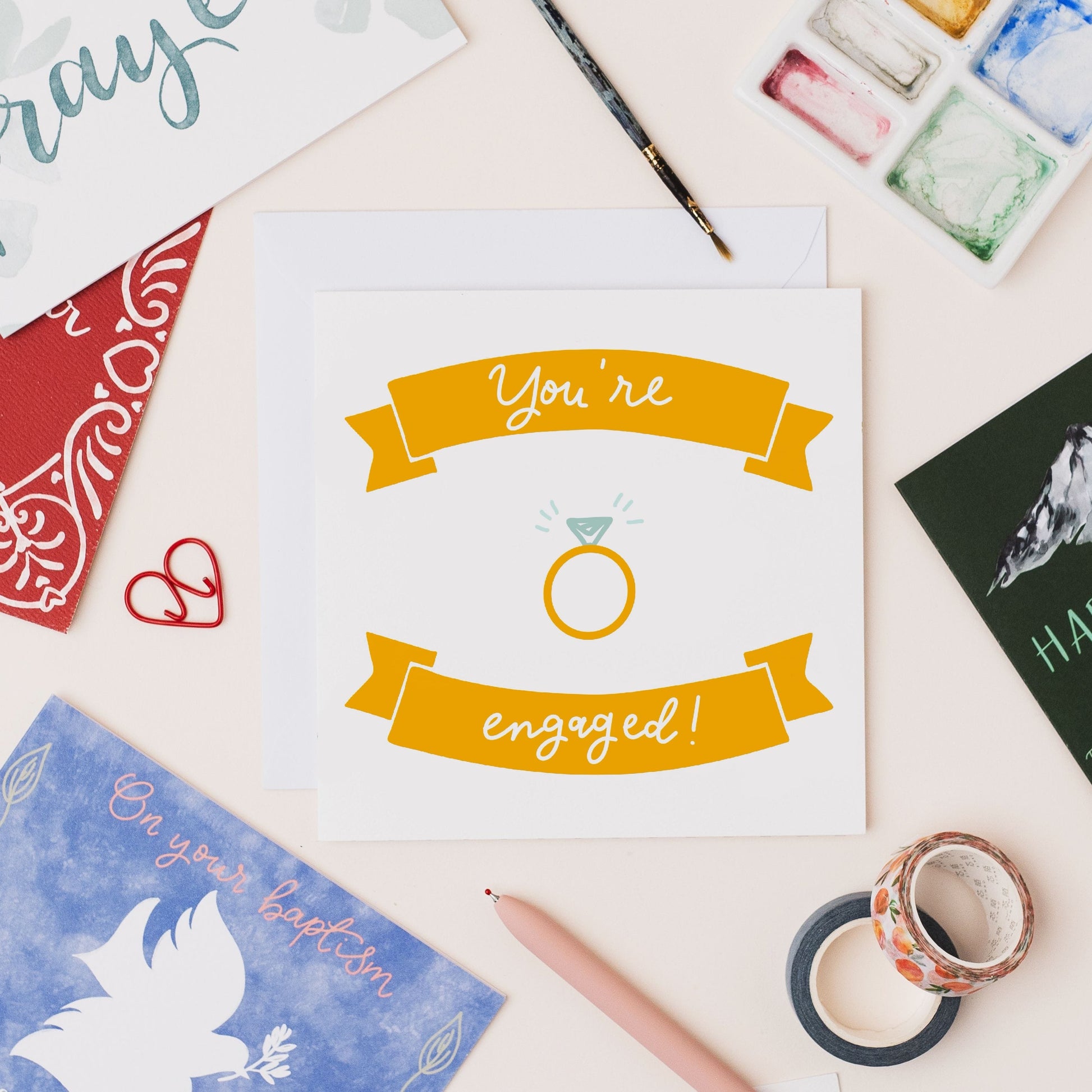 Engagement Card - You’re Engaged! And Hope Designs Cards