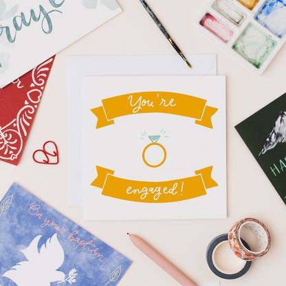 Engagement Card - You’re Engaged! And Hope Designs Cards