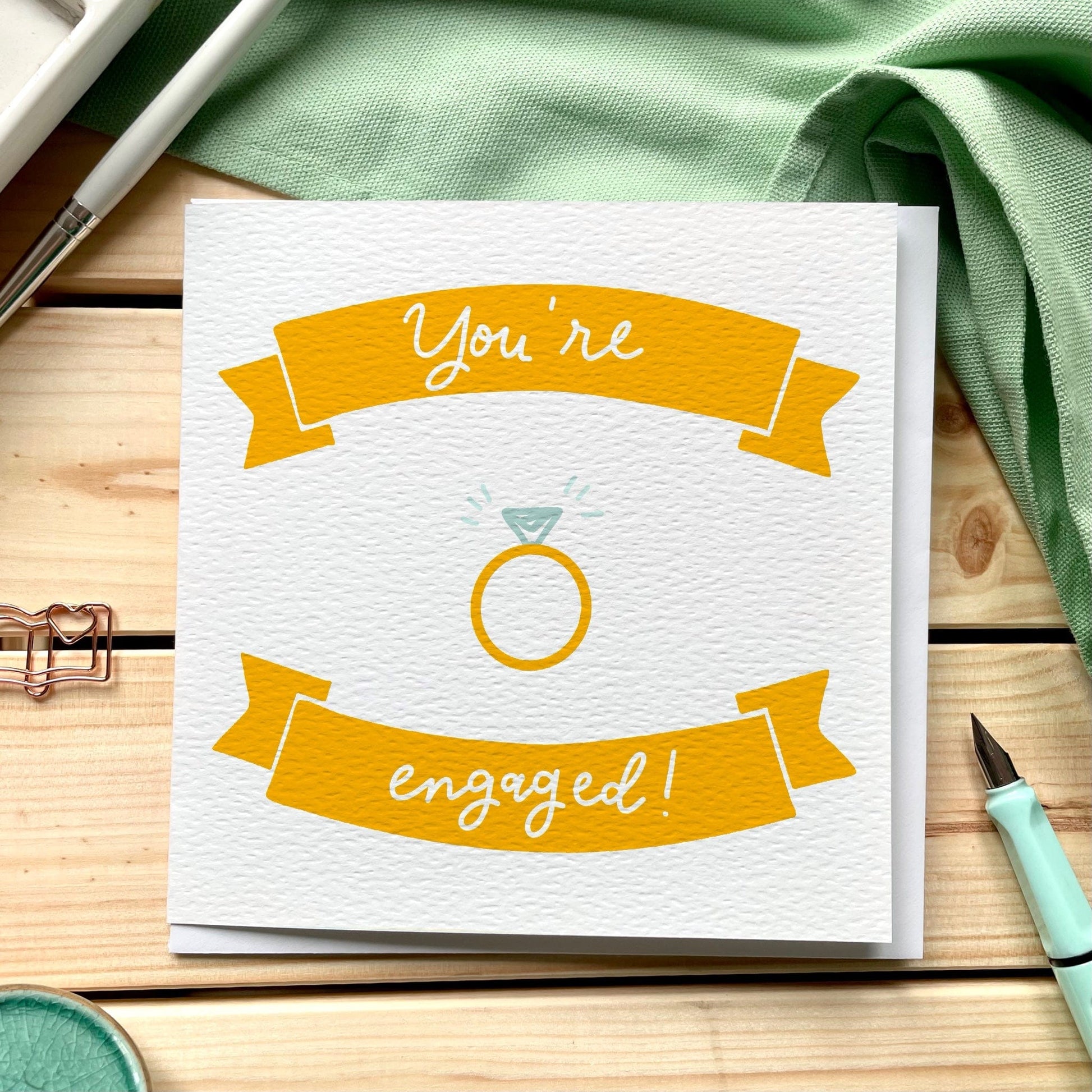 Engagement Card - You’re Engaged Ring And Hope Designs Cards