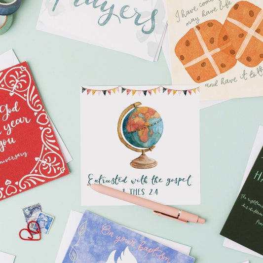 Entrusted With The Gospel Card And Hope Designs Greeting & Note Cards