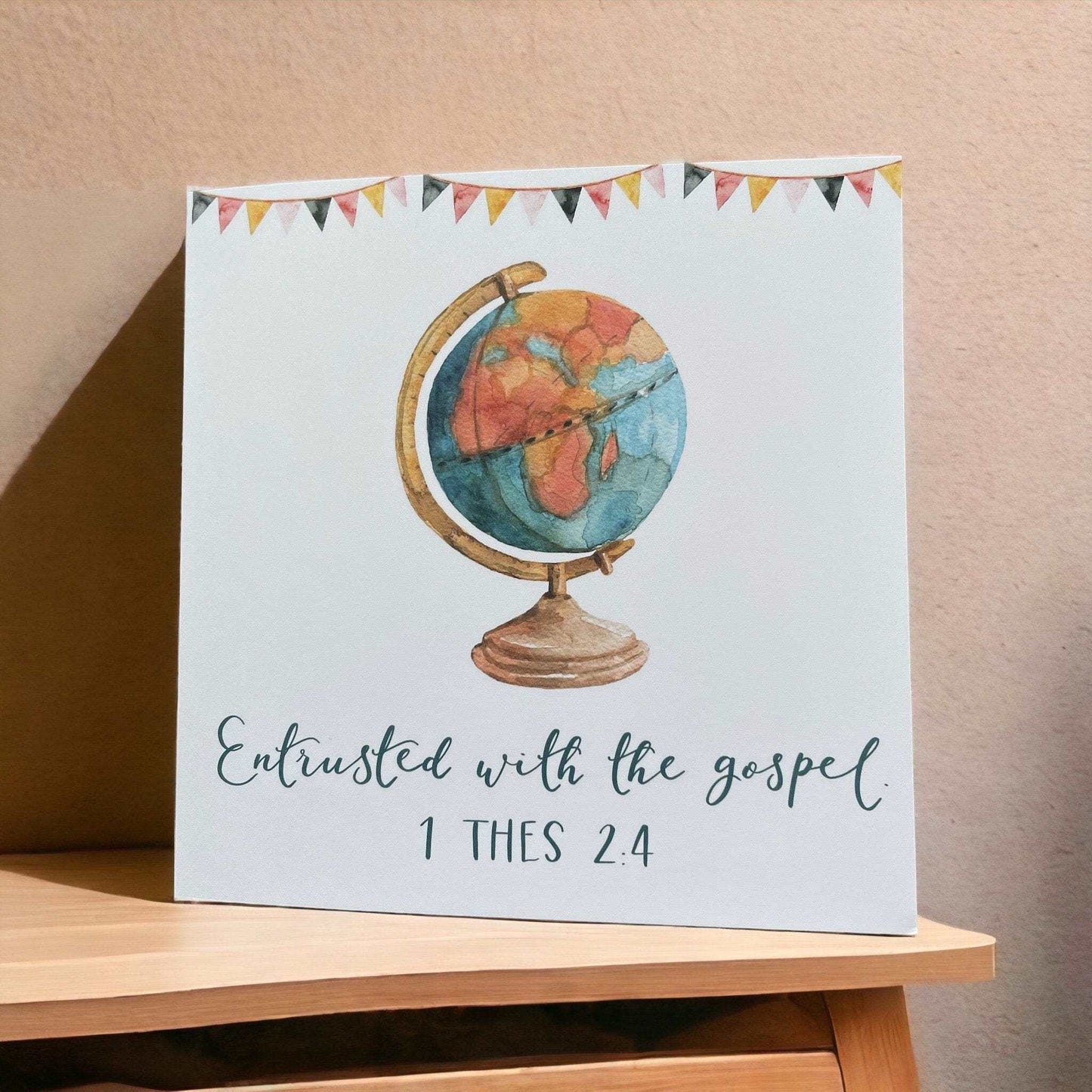 Entrusted with the gospel card And Hope Designs Greeting & Note Cards